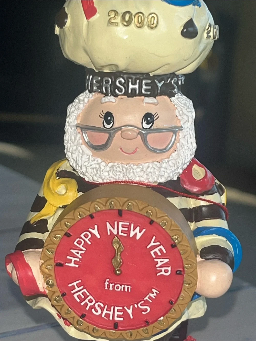 Hershey’s 1999/2000 Happy New Year Elf Collectible Figurine by Kurt S. Adler